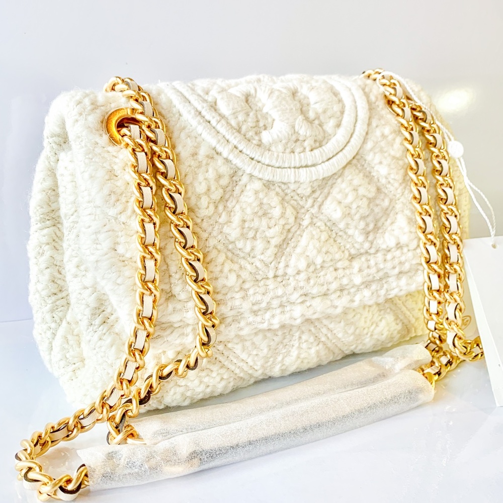 Tory Burch Fleming Small Soft Boucle Convertible Crossbody